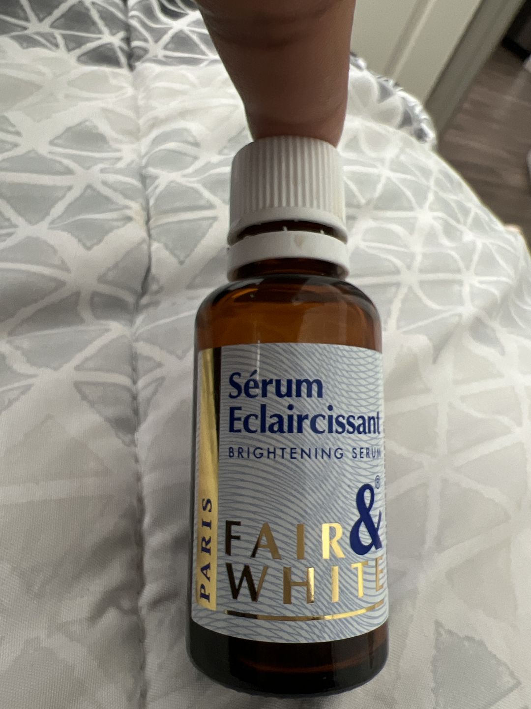 Customer photo review of Fair and White Original Brightening Serum 30 ml / 1 fl oz