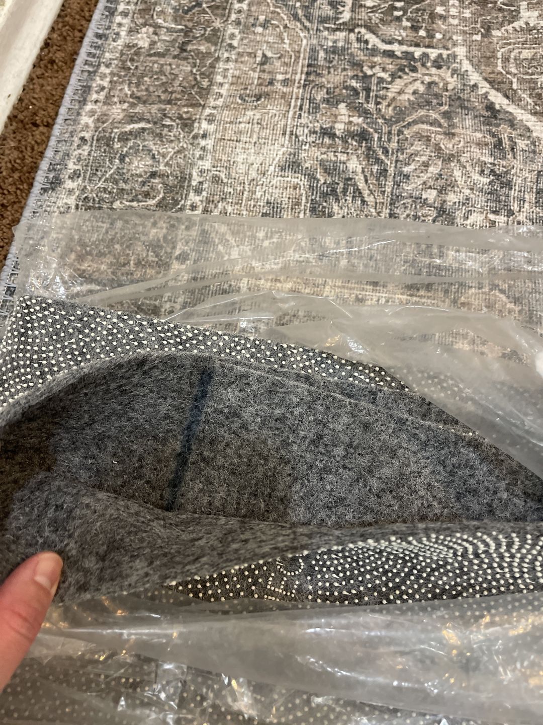 Customer photo review of RugPad - Premium100% Recycled Felt