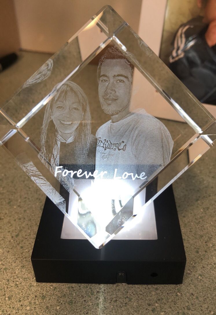 Customer photo review of Crystal Rectangle - 50mm x 100mm x 50mm