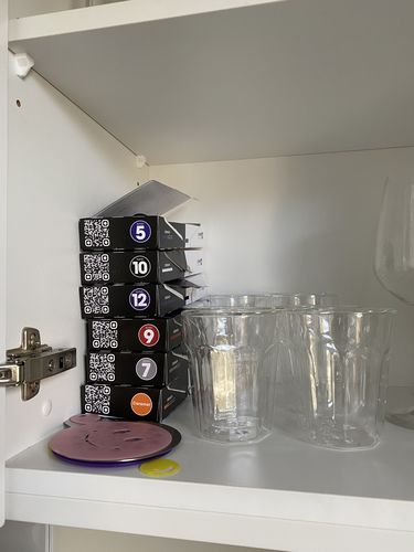 Customer photo review of Regular Starter Pack - 50 Capsules + Free Box Caramel Blend $29.25 - 48c per capsule