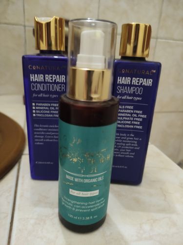 Customer photo review of Hair Growth Shampoo