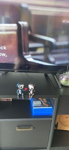 Customer photo review of Sugar Skull Couple Figurine Hand Painted 3D Printed