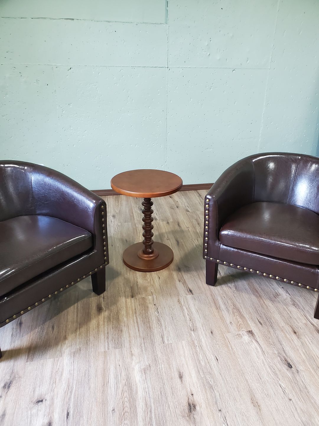 Customer photo review of Furniture Acton Round Top Side Table