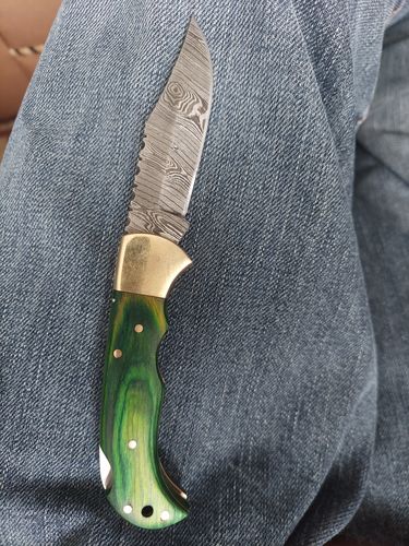 Customer photo review of Black Micarta 6.5"