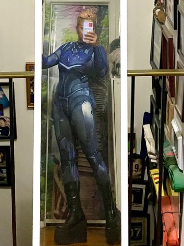 Customer photo review of Titanium Armored Costume