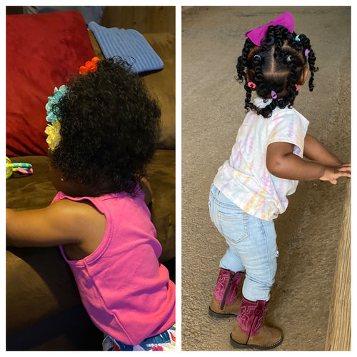Customer photo review of Curl Boosting Smoothie