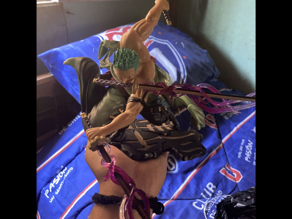 Customer photo review of Roronoa Zoro Santoryu - Action Figure