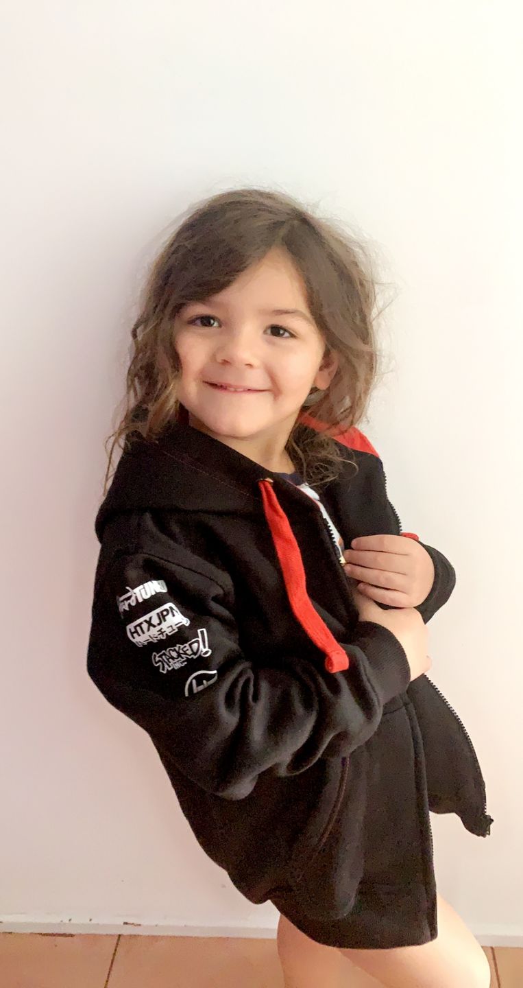 Customer photo review of Kids More Boost Hoodie