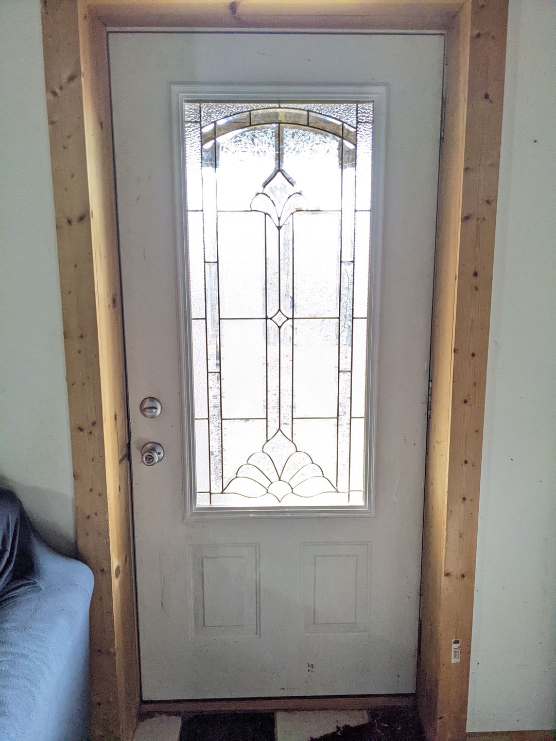 Customer photo review of 3/4 Lite 24" x 50" Frame Kit for 1" Glass