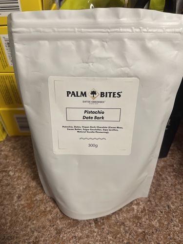 Customer photo review of Pistachio Date Bark