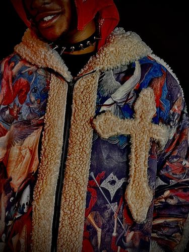 Customer photo review of Shearling hooded coat-Pieter Bruegel