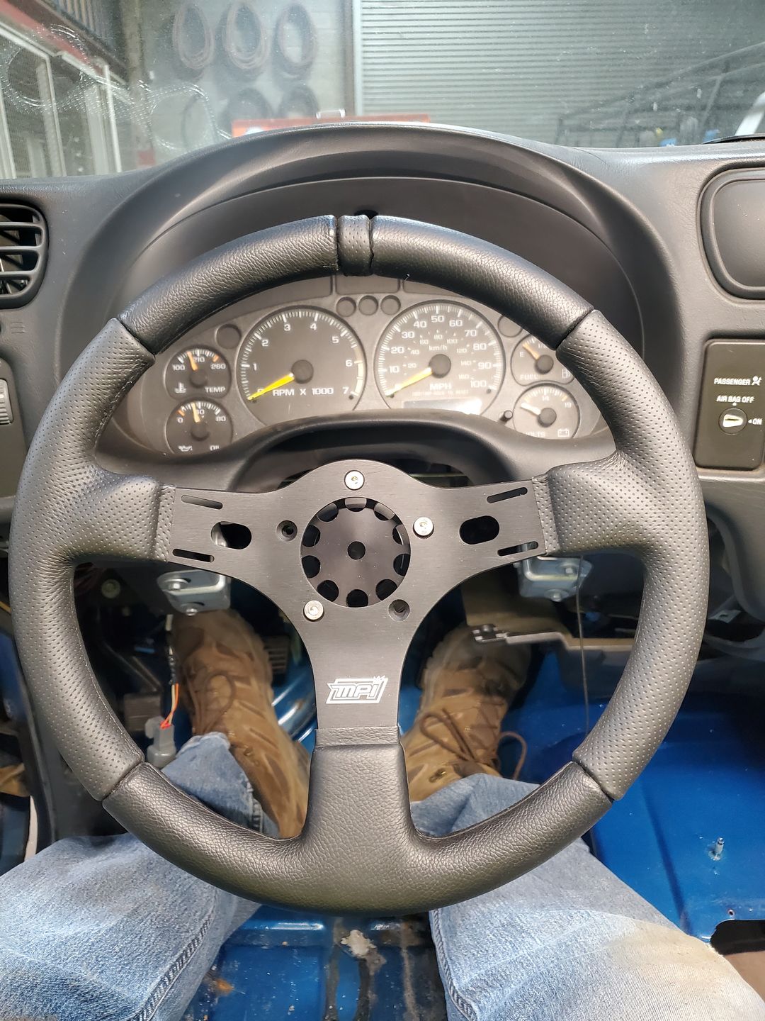 Customer photo review of Motion Raceworks DIY Lightweight Chromoly Steering Column Kit 15-210