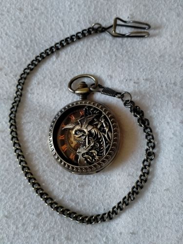 Customer photo review of Immortal Phoenix Mechanical Pocket Watch