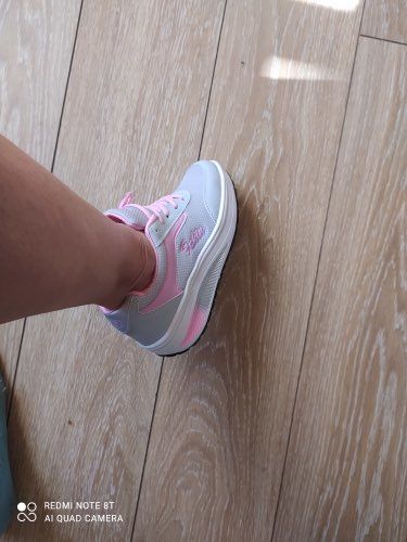 Customer photo review of Women Orthopedic Corrector Running Walking Sneakers, Comfortable Working Shoes