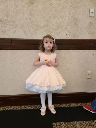 Customer photo review of "Light Peach" [Loved Collection] Vintage Length Poofy Twirl Dress