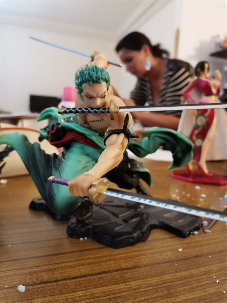 Customer photo review of Roronoa Zoro Santoryu - Action Figure
