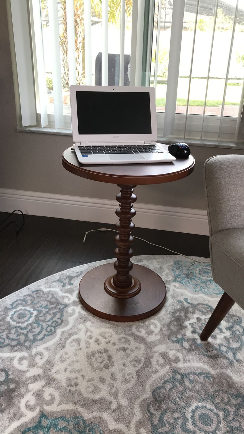 Customer photo review of Furniture Acton Round Top Side Table