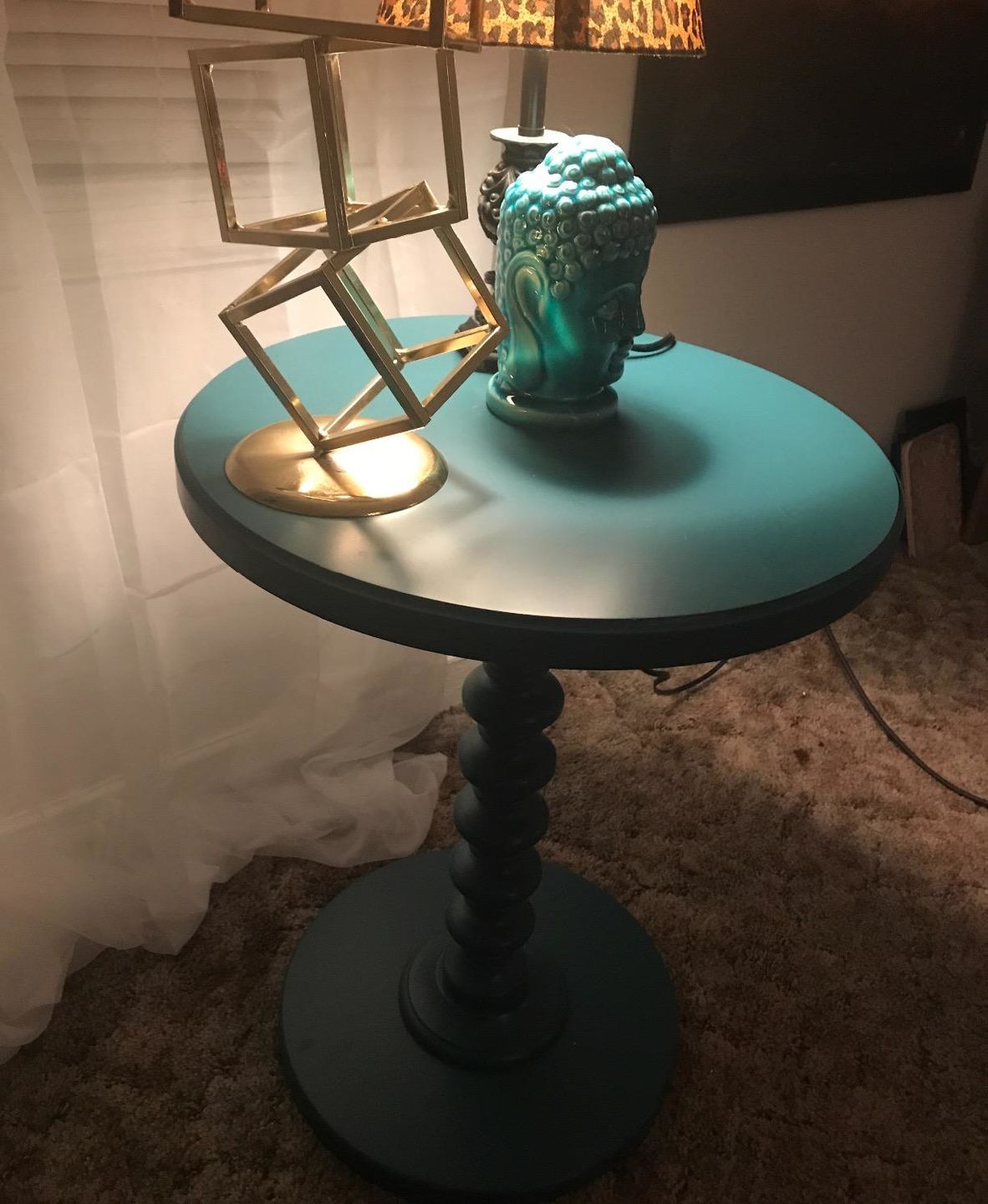 Customer photo review of Furniture Acton Round Top Side Table