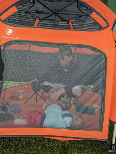 Customer photo review of Pop N' Go® Playpen
