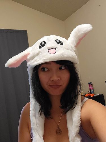 Customer photo review of Bunny Ears Hat