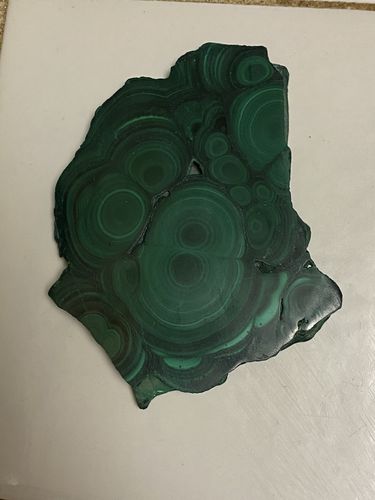 Customer photo review of Malachite Slabs (Choose Your Fav!)