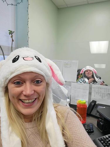 Customer photo review of Bunny Ears Hat