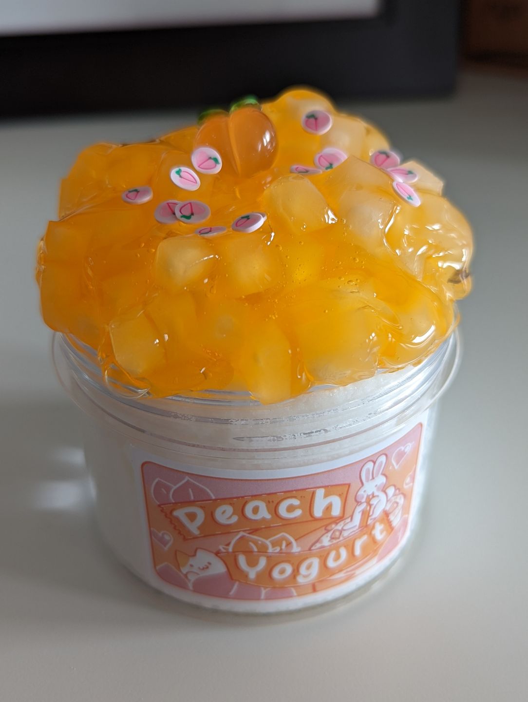Customer photo review of Peach Yogurt