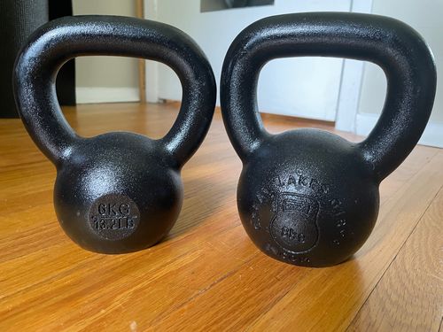Customer photo review of E-Coated Kettlebells with free shipping