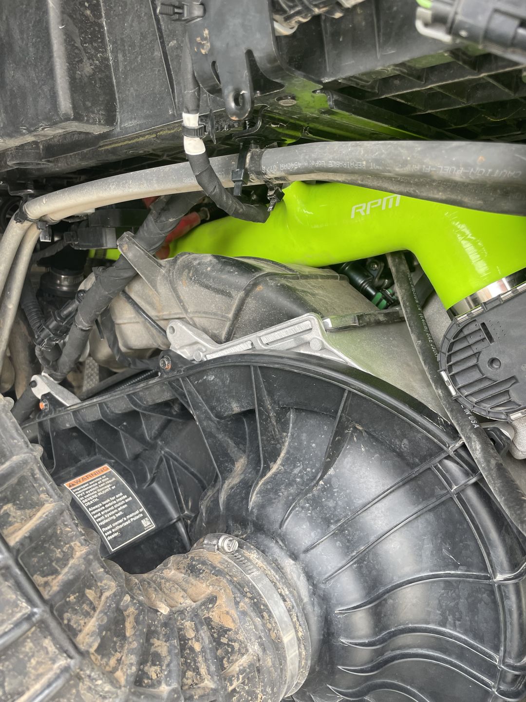 Customer photo review of RPM-SxS Polaris RZR Turbo XP XP4 Turbo S Pro XP Turbo R - Silicone Charge Tube