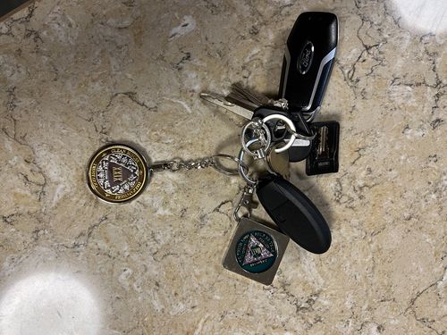 Customer photo review of 1 to 50 Year 40mm Gold & Silver AA Medallions - Bi-Plate Fancy Chips/Coins