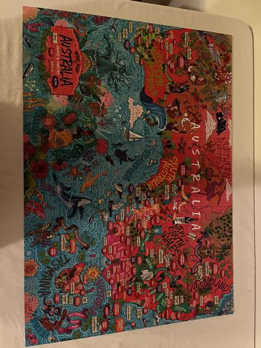 Customer photo review of Wine Puzzle - Australia