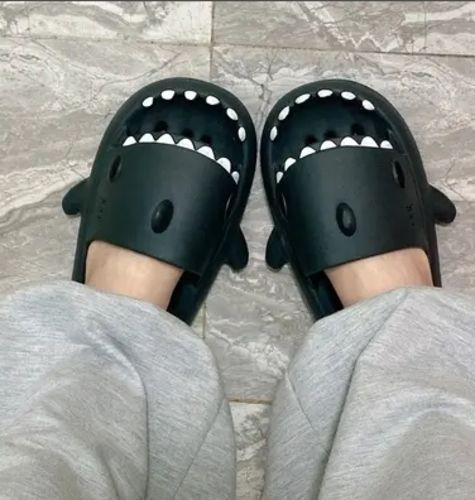 Customer photo review of Shark Slippers 2.0