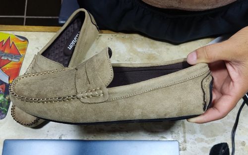 Customer photo review of Breathable Mens Driving Loafers