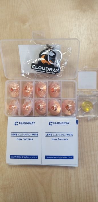 Customer photo review of Cloudray Cleaning Wipes For Laser Lens