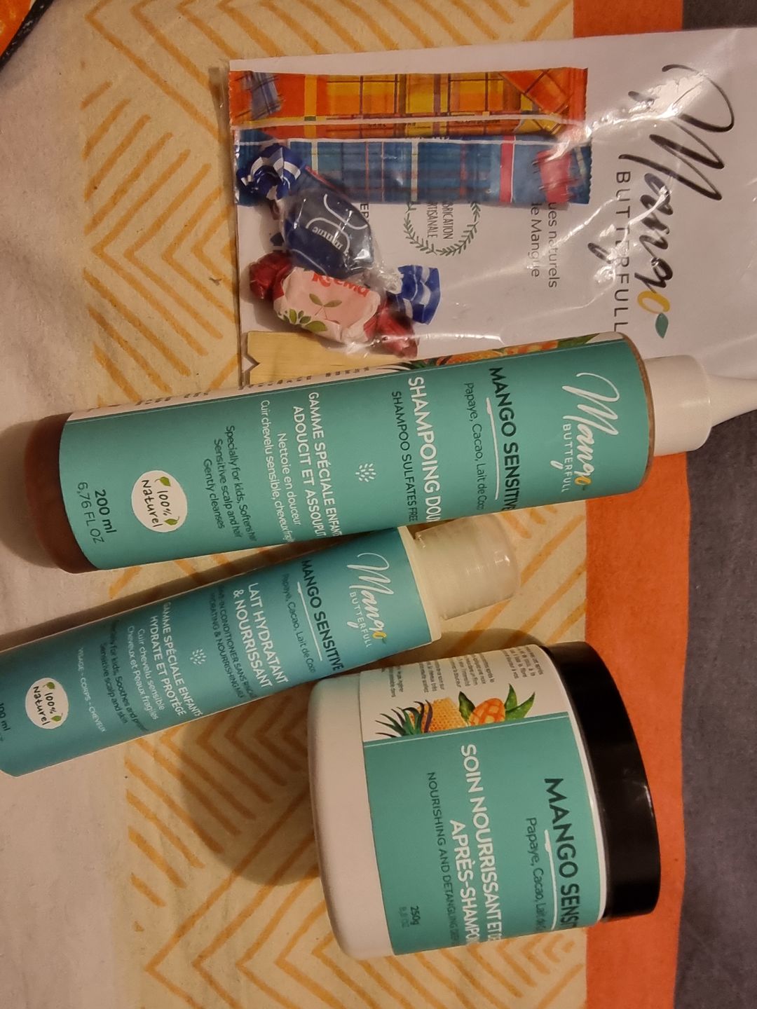 Customer photo review of Soin nourrissant et démêlant après-shampoing