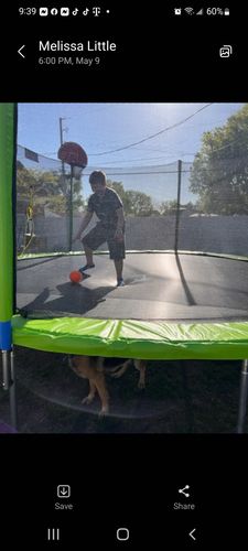 Customer photo review of Kangaroo Hoppers 15FT Round Kids Trampoline