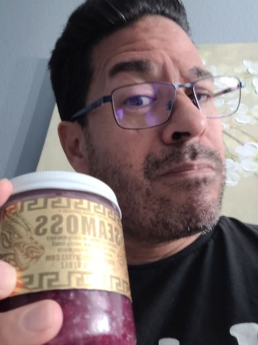 Customer photo review of Electric Dragon Sea Moss Gel Trio