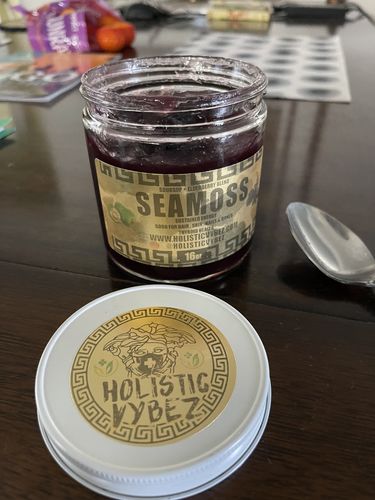 Customer photo review of Elderberry and Soursop Infused Sea Moss Gel