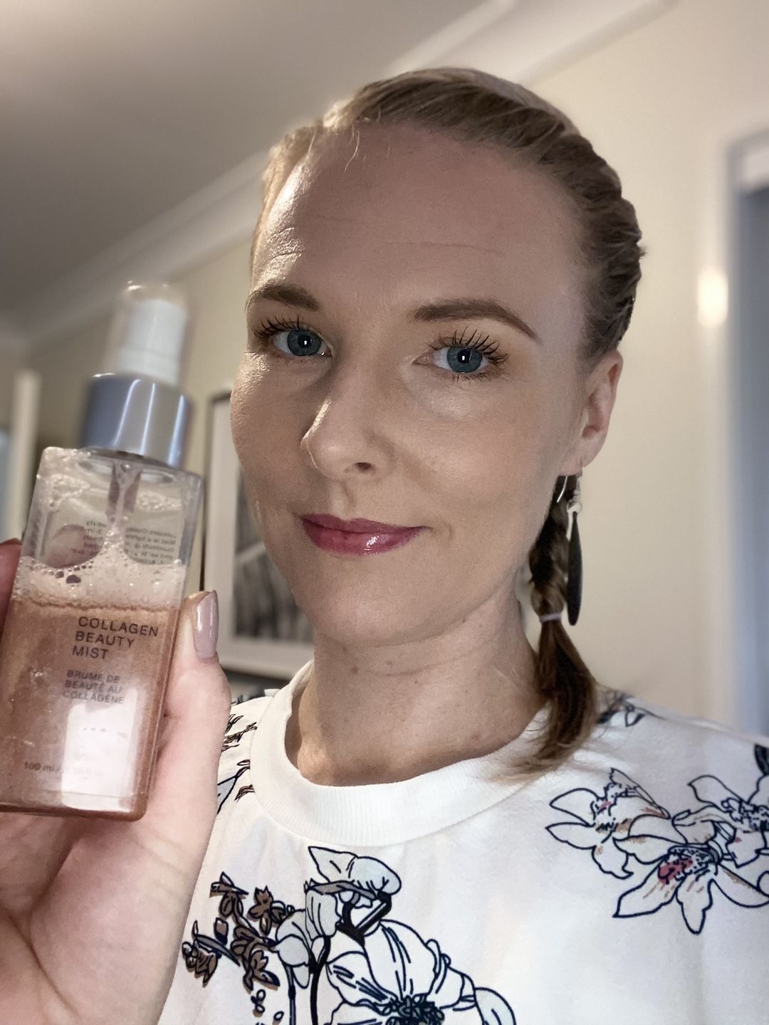 Customer photo review of Lumiere Collagen Beauty Mist