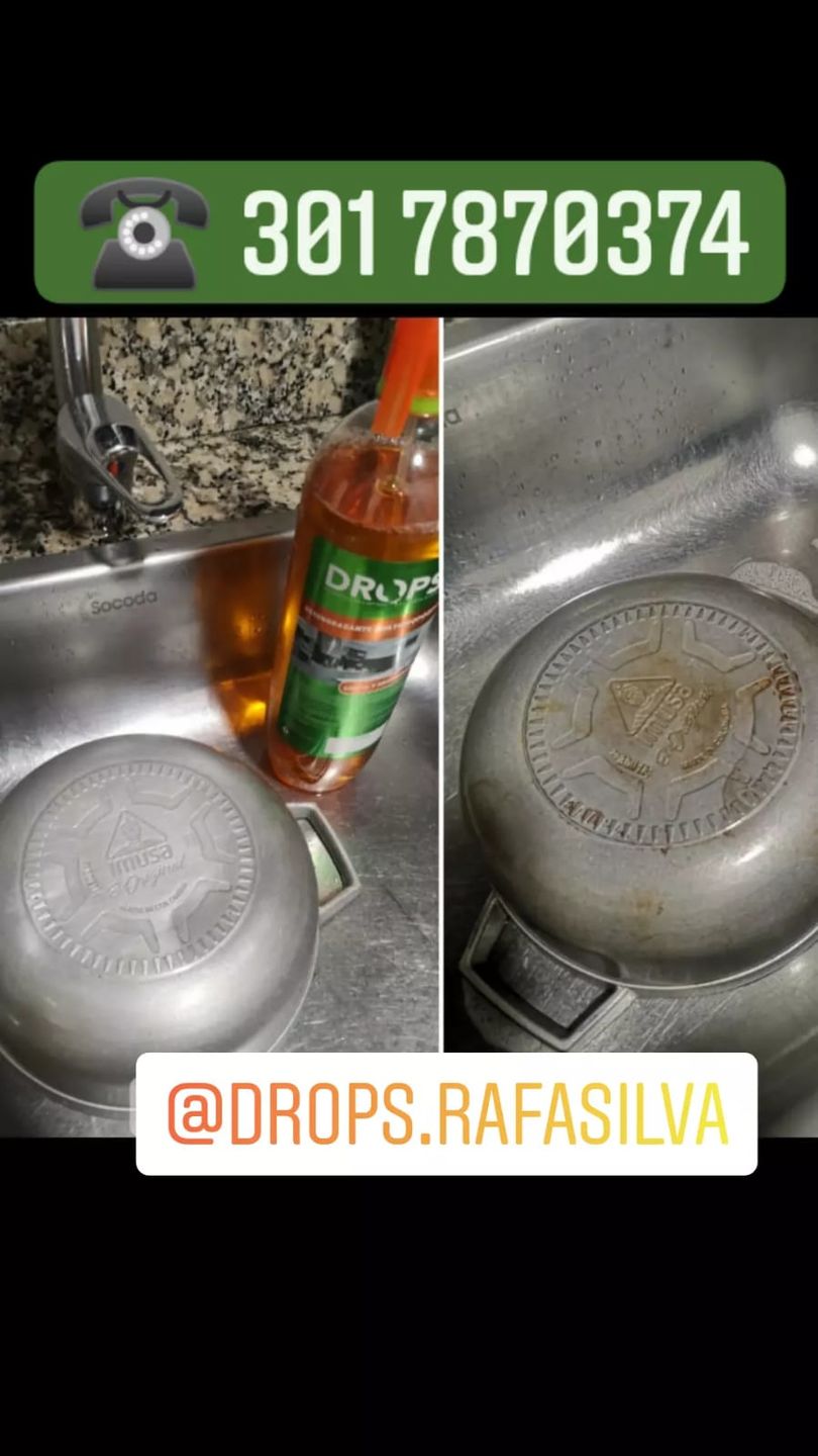 Customer photo review of Kit de limpieza Drops