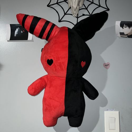 Customer photo review of Rabbit Plush Backpack 24"