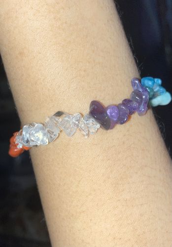 Customer photo review of Ethically Sourced Chakra Bracelet