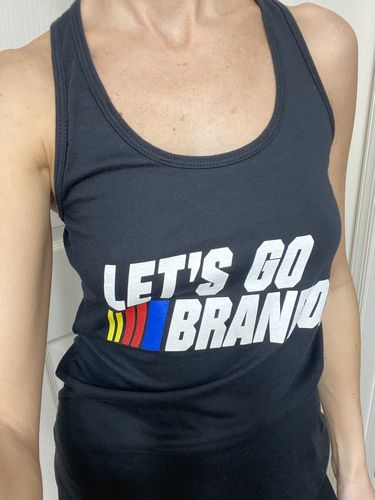 Customer photo review of Let's Go Brandon Women's Apparel