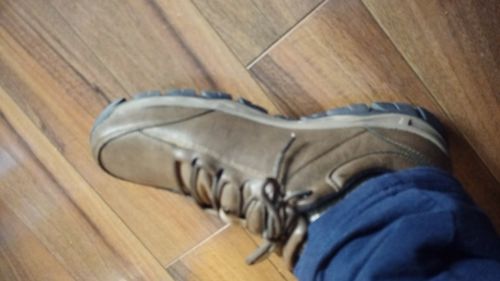Customer photo review of Handmade Outdoor Leather Shoes