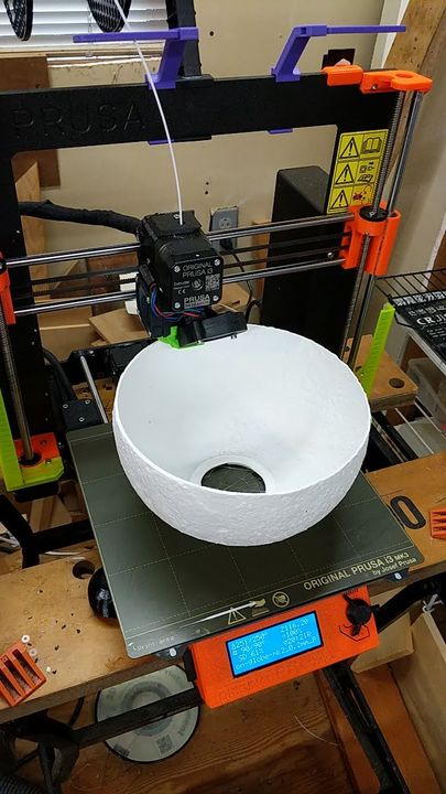 Customer photo review of Beige PETG Filament 1.75mm