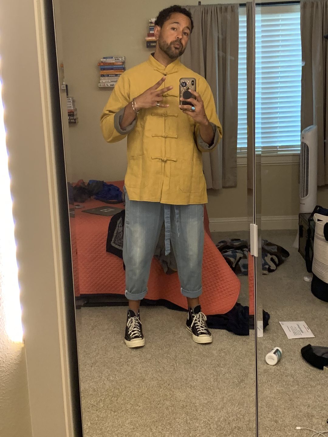 Customer photo review of Oleno Denim Pants