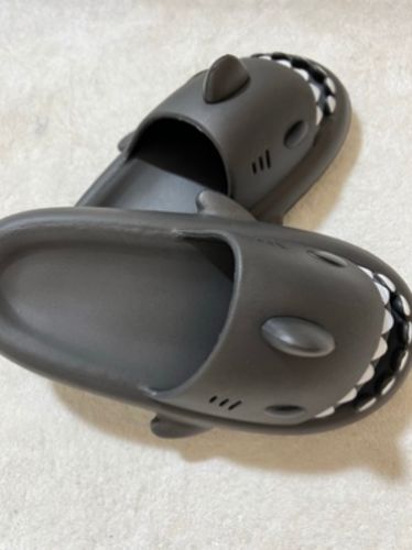 Customer photo review of Shark Slippers 2.0