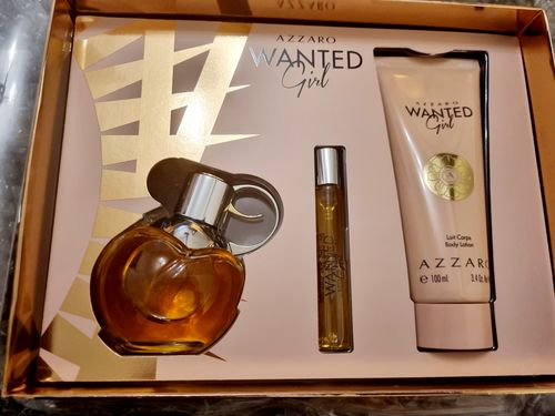 Customer photo review of Azzaro Wanted Girl 3 Piece Gift Set_ Eau De Parfum 80ml - Body Milk 100ml - Eau De Parfum 7.5ml