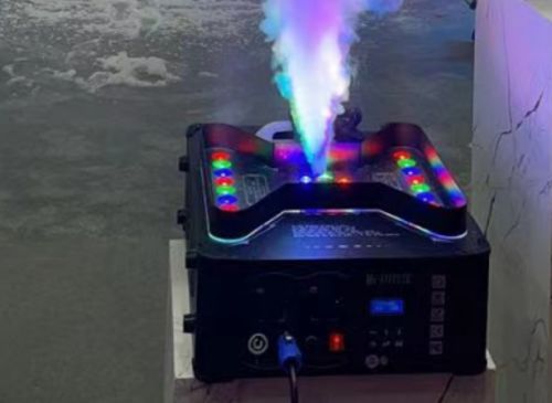 Customer photo review of MOKA SFX H-F01 1500w Hi-Super Jet Led Fog Machine Instant Stop Dmx/Remote Control Smoke Machine