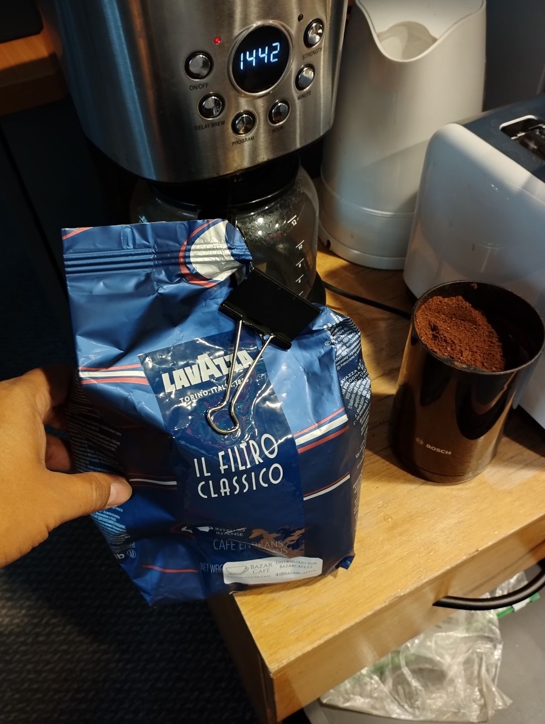 Customer photo review of Pack Lavazza Gusto Forte 1 kg más Il Filtro Classico 1 kg